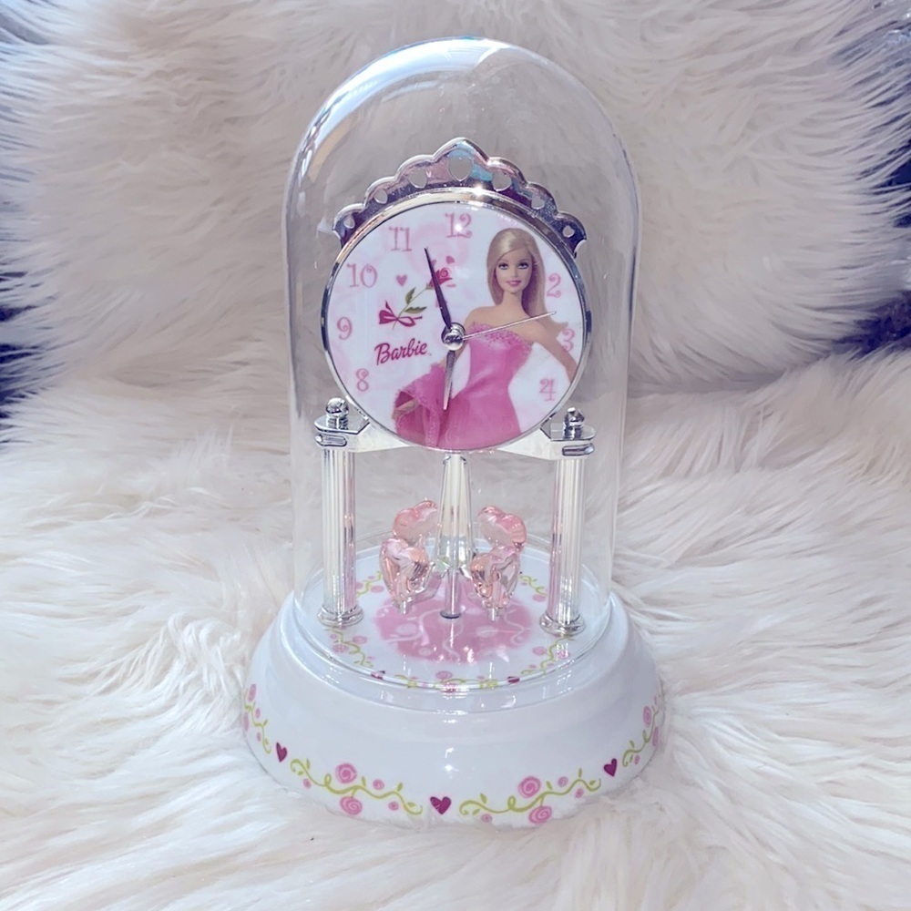 Barbie anniversary keepsake clock